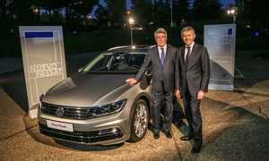 Enrique Cerezo, en la presentación del nuevo Passat